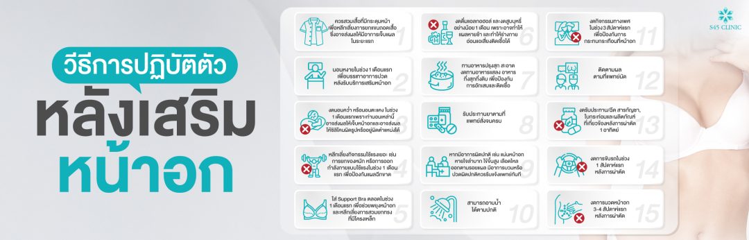 เตรียมตัวก่อนเสริมหน้าอก