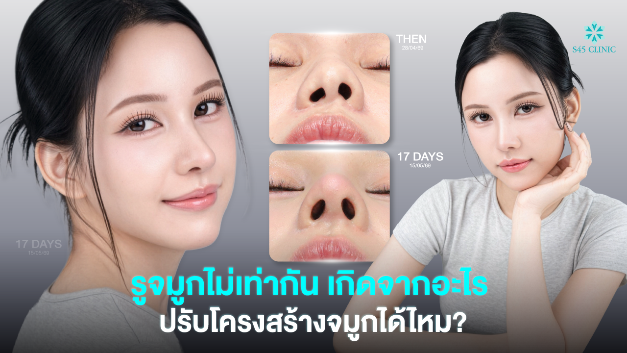 รูจมูกไม่เท่ากันเกิดจากอะไร