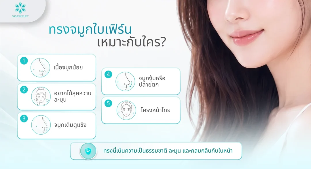 ทรงจมูกใบเฟิร์นเหมาะกับใคร 3