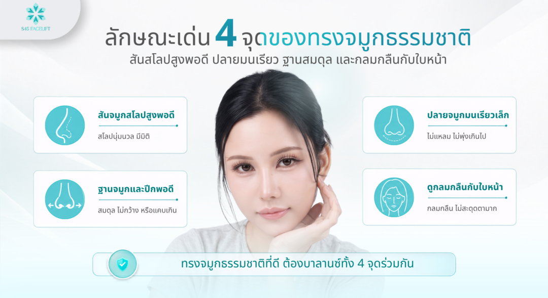 ลักษณะเด่นทรงจมูกธรรมชาติ 3