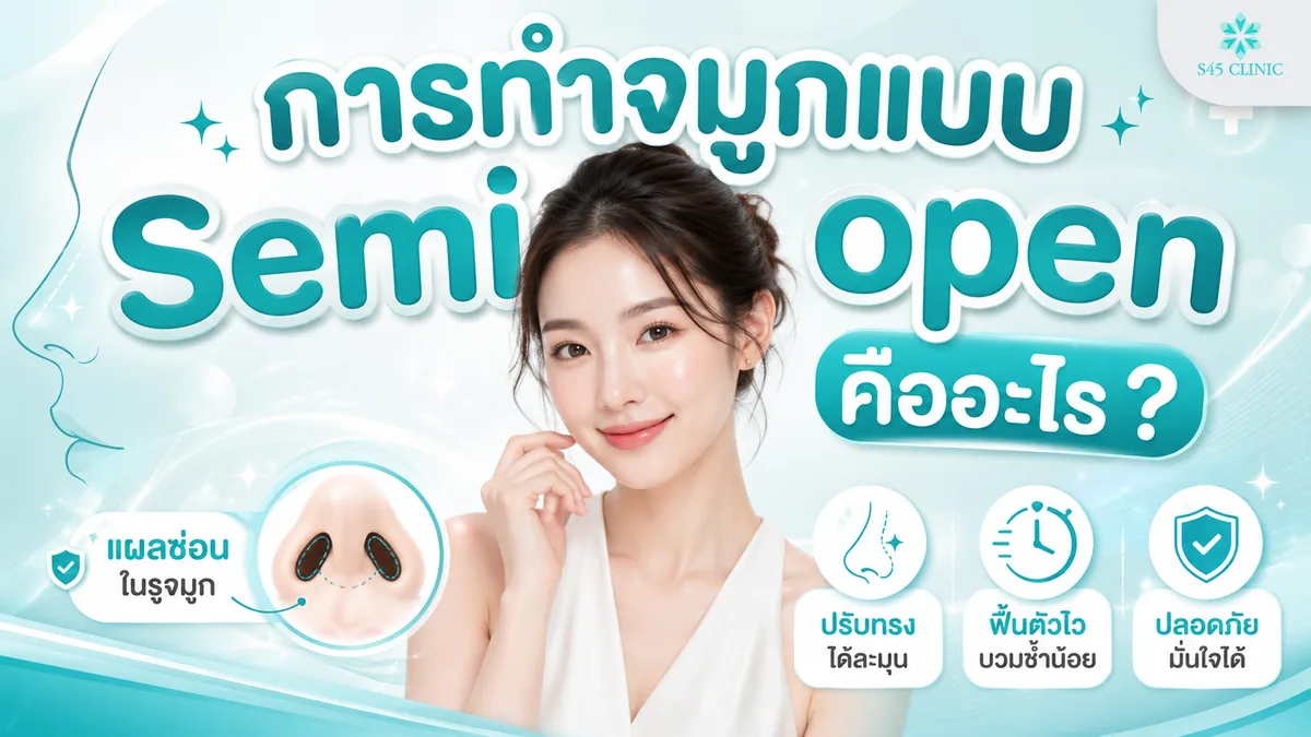 ทำจมูกแบบ Semi open คืออะไร