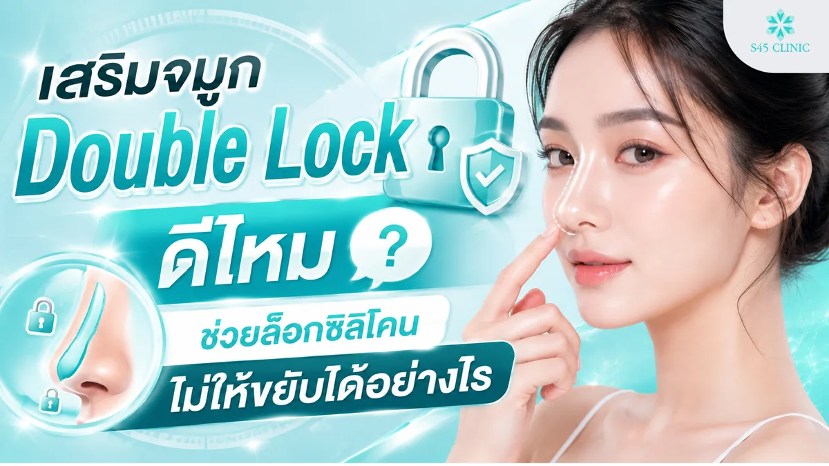เสริมจมูก Double Lock ดีไหม ช่วยล็อกซิลิโคนไม่ให้ขยับได้อย่างไร